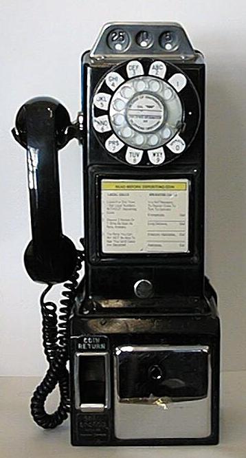 Black US Payphone Black US Payphone
